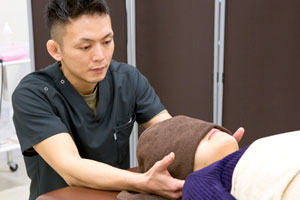 国家資格者が施術を担当